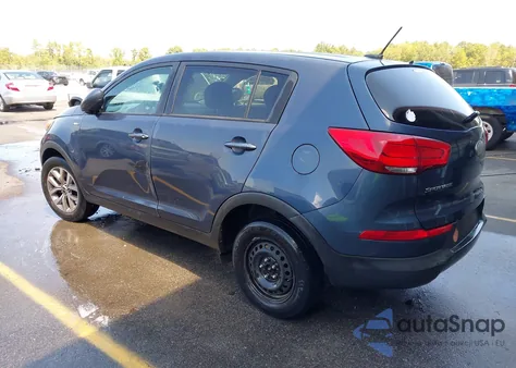 2014 Kia Sportage Lx z USA, uszkodzony, nr VIN KNDPBCACXE7556852